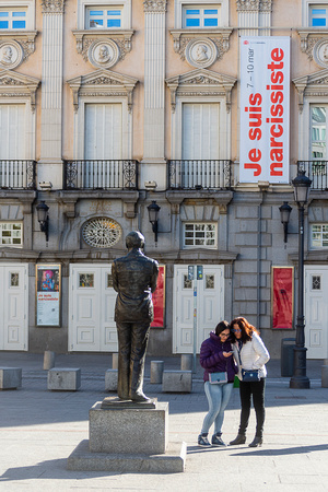Teatro Español and Fedérico García Lorca at Plaza de Santa Ana
