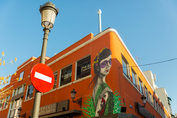 Street Art, Calle Santa Isabel, Madrid
